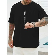 Medinenur Dikey Baskılı Erkek T-Shirt