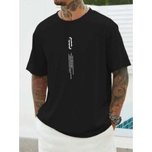 Medinenur Dikey Baskılı Erkek T-Shirt