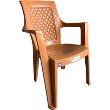 Palermo Plastik Sandalye 4 Adet Palermo Bahçe Balkon Teras Mutfak Sandalyesi