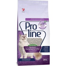 Proline. Proline Lavanta Kokulu Topaklanan Bentonit Kedi Kumu 20 Lt