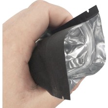 Humble 200 Paket Koku Geçirmez Çanta - 3 x 4 Inç Açılıp Kapanabilir Mylar Çanta Folyo Kese Çanta Düz Fermuar Kapatma Çanta Mat Siyah (Yurt Dışından)