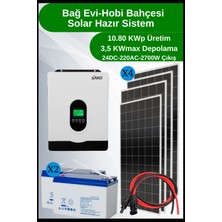 N&d Lighting Bağ Evi Hobi Bahçesi Buzdolabı+Tv+Aydınlatma Solar Paket 10.8 kwp