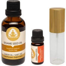 Therapium Naturalis Vücut Bakım Aromaterapi Seti 30cc Gold Kapaklı Cam Şişe ile Cilt Çatlaklarına Etkili