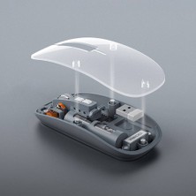 Recci Multimod Kablosuz Mouse Recci RCS-M01 Space Capsule Serisi Şeffaf Tasarımlı Fare Tak Çalıştır