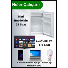 N&D Lighting Bağ Evi Karavan Mini Buzdolabı+Tv+Aydınlatma Solar Paket 5 kwp