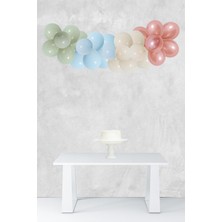 Pekshop Retro Boho Konsept Balon Zinciri Parti Balon Seti 42 Parça