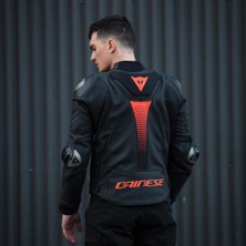 Dainese Daınese/super Speed 4 Lthr Jckt Blk-Matt Fluo Red