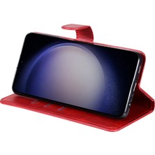 Cool-M Samsung Galaxy S24+ Pu Deri Fermuar Stand Folio Telefon Kapağı (Yurt Dışından)