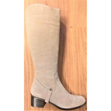 Bags Shoes Step More Z385014 Kadın Hakiki Süet Deri Binici Çizme