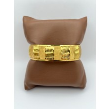 Arnes Jewelry Çelik Altın Kaplama Bilezik