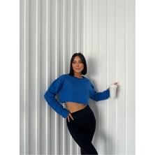 Daily Fashion Hoodie Atelier Saks Crop Bisiklet Yaka Sweatshirt Outdoor Streetwear Y2K Daily Fashion