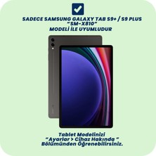 Samsung Galaxy Tab S9 Plus X810 12.4 Inç Katlanabilir Kalemlikli Standlı Akıllı Kılıf