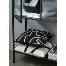 Laromita Decoration Stripe Kırlent / Siyah