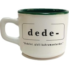 Mor Mürekkep Dede Baskılı Yeşil Venüs Kupa