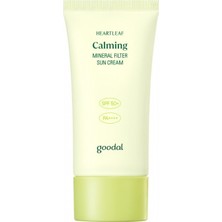 Goodal Heartleaf Calming Mineral Filter Sun Cream - Houttuynia Cordata Özlü Mineral Filtreli Güneş Kremi Spf 50+ Pa++++