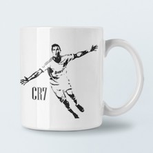 Nino Store Cristiano Ronaldo Real Madrid Nostaljik Hayranlarına Hediyelik Baskılı Kupa Bardak