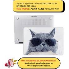 McStorey Macbook Air Kılıf 13 inç Cat01NL (Eski USB'li Model 2010-2017) A1369 A1466 ile Uyumlu