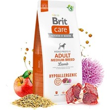 Royka Brit Care Hypo-Allergenic Kuzu Etli Orta Irk Yetişkin Köpek Maması 12 kg