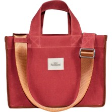 Atelier Bomonti Hishi Rj Tote Bag Reddish Mumlu Kanvas Omuz Çantası & El Çantası