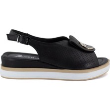 Venüs 2216405y Kadın Günlük Ultra Comfort Taban Hakiki Deri Sandalet