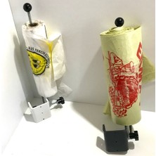 HD Makine Ambalaj Pratik Rulo Poşet -Havlu Aparatı- Metal Sıkmalı