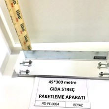 HD Makine Ambalaj 45*300 Streç Aparatı Lazer Kesim + 45 cm Streç Film