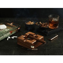 Hıcowood Doğal Ceviz Kül Tablası
