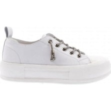 Bags Shoes Guja 22Y325-6 Kadın Günlük Yüksek Taban Deri Sneaker Spor Ayakkabı