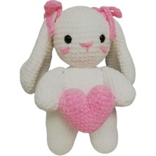 Oyuncak Park Pofuduk Tavşan Amigurumi Organik Oyuncak