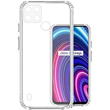 CepStok Realme C21Y Kılıf Şeffaf Kamera Korumalı Esnek Yumuşak Silikon