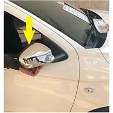 Ebal Oto Citroen C4 Cactus Krom Ayna Kapağı 2 Parça 2014-2019 Paslanmaz Çelik