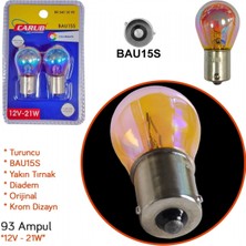 Carub 12V 93 Ampul 21W Diadem Orange BAU15S Orijinal BR0403090