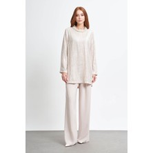 Mizalle File Taşlı Taş Tunik