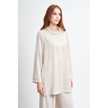 Mizalle File Taşlı Taş Tunik