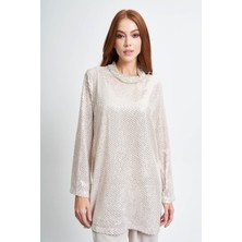 Mizalle File Taşlı Taş Tunik