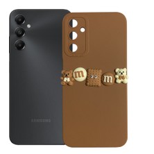 DEİLMİ Samsung Galaxy A05S Kılıf 3D M Bear Kamera Korumalı Silikon Kapak