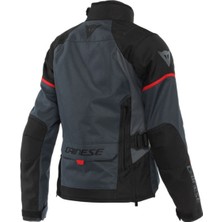 Dainese Tempest 3 Ebony Black Lava Red D-Dry Kadın Mont