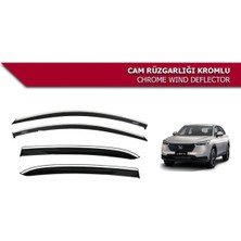 Niken Honda HRV 2022-2023 Kromlu Cam Rüzgarlığı