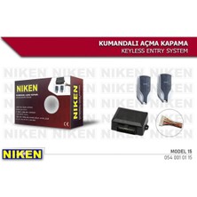 Niken Uzaktan Kumandalı Merkezi Kilit Için Açma Kapama Seti 12V (Model 15)