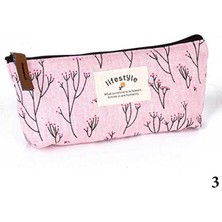 GongtuShop C Tarzı 1 Adet Pastoral Çiçek Kalem Çantası Yumuşak Doku Öğrenci Escolar Kılıf Çanta Kırtasiye Kılıfı Kalem Estojo Kırtasiye Kalemi U4M0 (Yurt Dışından)
