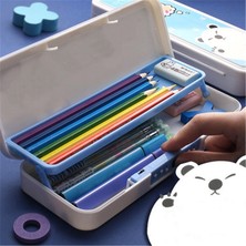 GongtuShop A4 Stili Şifreli Kilit Kalem Kutusu Karikatür Hayvanlar Plastik Kırtasiye Kutusu Okul Çocuklar Için Kalem Kutuları Kalem Kutusu Öğrenci Kalem Kutusu Hediyeler (Yurt Dışından)