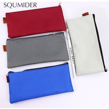GongtuShop F4 Stili Tuval Kalem Kutusu Yaratıcı Büyük Kapasiteli Yan Açık Fermuarlı Kalem Çantası Okul Kırtasiye Küçük Kalem Kutusu Öğrenci Saklama Çantası (Yurt Dışından)