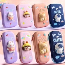 GongtuShop C4 Stili Unicorn Kawaii Kalem Kutusu Kalem Kutusu Sevimli Büyük Kapasiteli Çok Işlevli Kalem Kutusu Kalem Kutusu Kız Erkek Için Okul Malzemeleri (Yurt Dışından)