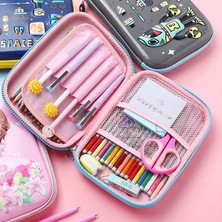 GongtuShop C4 Stili Unicorn Kawaii Kalem Kutusu Kalem Kutusu Sevimli Büyük Kapasiteli Çok Işlevli Kalem Kutusu Kalem Kutusu Kız Erkek Için Okul Malzemeleri (Yurt Dışından)