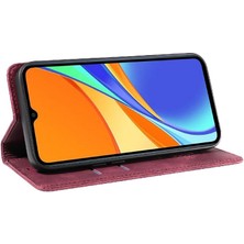 Manyi Mall Xiaomi Poco C3 Için Folio Cüzdan Manyetik Pu Deri Koruyucu Kılıf (Yurt Dışından)