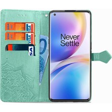 SZY Mall Oneplus 8 Için Kılıf Pro Darbeye Deri Kılıf Zarif Desen Basit (Yurt Dışından)