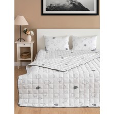 Homewell Saf Ingiliz Yünü Hipoalerjenik Yıkanabilir Tek Kişilik Uyku Seti Kuzu Desen