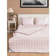 Homewell Saf Ingiliz Yünü Hipoalerjenik Yıkanabilir Tek Kişilik Uyku Seti Pembe