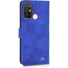 SZY Mall Kart Tutucu Kickstand ile Zte Blade A52 Deri Folio Flip Case (Yurt Dışından)