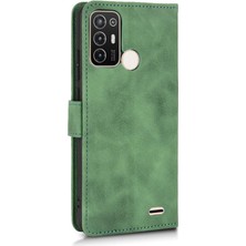 SZY Mall Kart Tutucu Kickstand ile Zte Blade A52 Deri Folio Flip Case (Yurt Dışından)